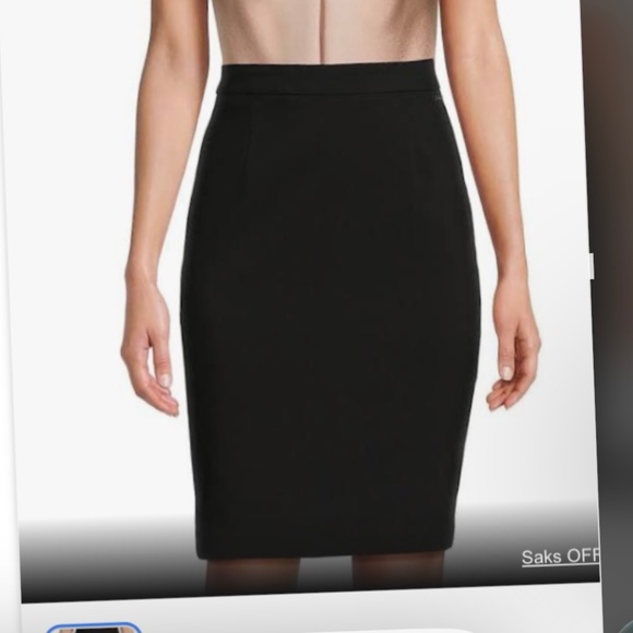 T Tahari slip on pencil skirt size XS/TP - Picture 1 of 9